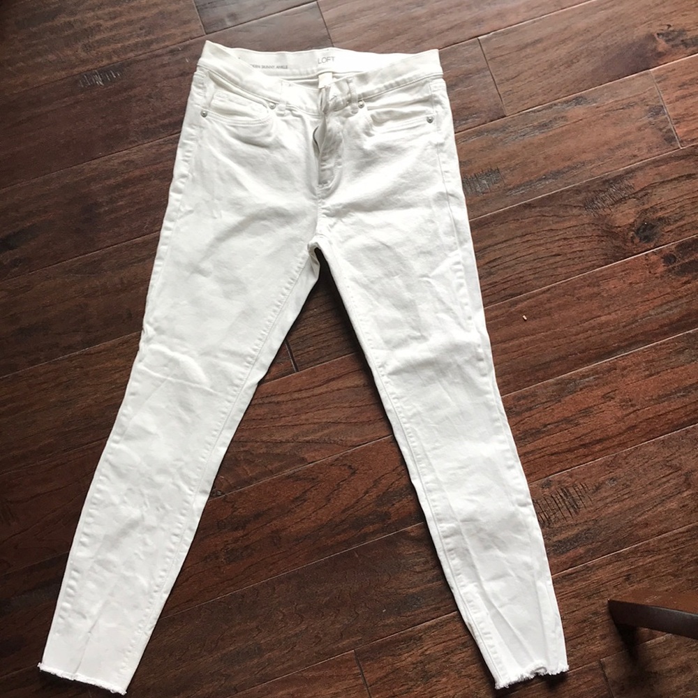 Size 4 white denim